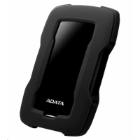 ADATA Extern HDD 2TB 2,5" USB 3.1 HD330, BLACK COLOR BOX, iern (gumov, nrazu odoln)