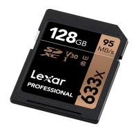 Lexar Professional 128GB 633X SDHC/SDXC UHS-I U1/U3 95MB/s