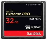 SanDisk CF Extreme PRO 32GB (VPG 65, UDMA 7) - R: 160 MB/s, W: 150 MB/s