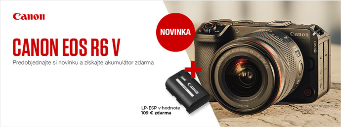 Novinka: Canon EOS R6 V