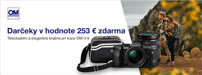 OM System OM-5 II s dar�ekmi v hodnote 253 �