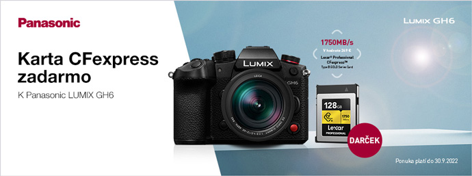 Panasonic Lumix GH6 + Lexar CFexpress karta zdarma
