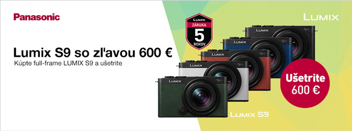 Nový Lumix S9 so zľavou 600 €
