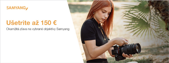 Okam�it� z�ava a� 150 � na vybran� objekt�vy Samyang
