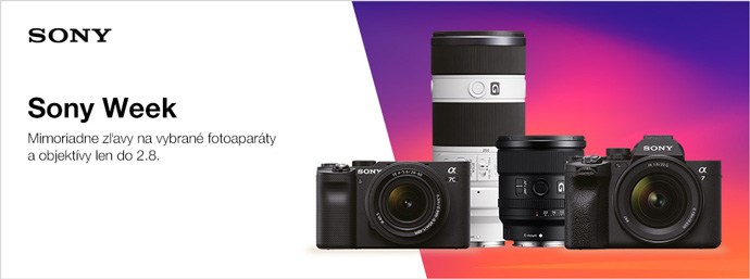 Sony Week � mimoriadne z�avy iba tento t��de�