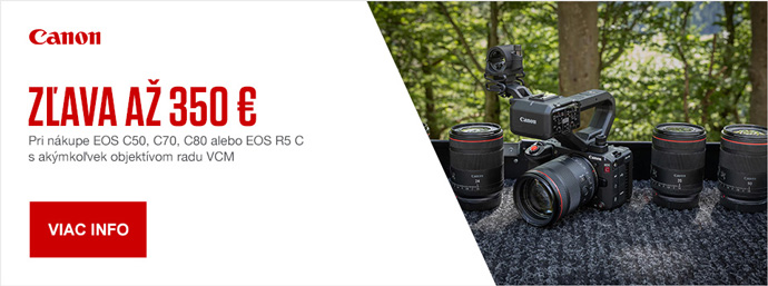 Canon z�ava na VCM objekt�vy