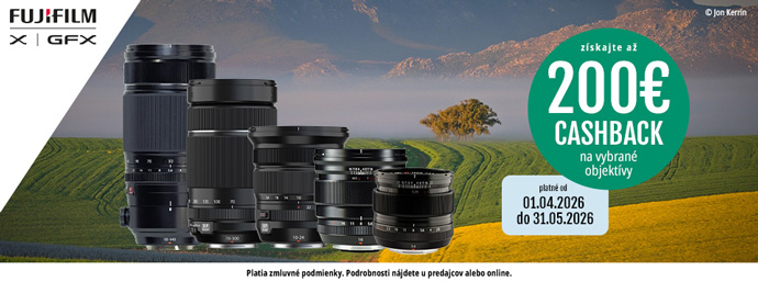 Fujifilm X - Cashback na objekt�vy