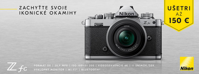 Nikon Z fc so zľavou 150 €