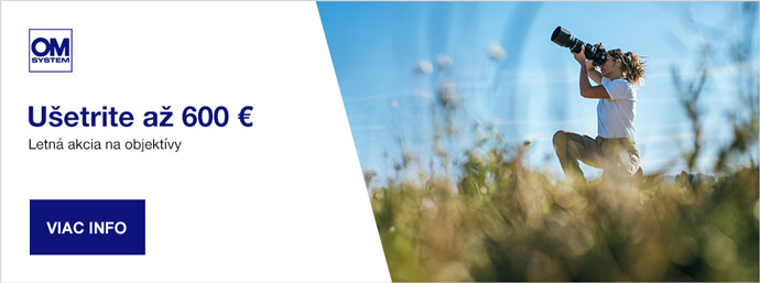 OM System Cashback na objektvy