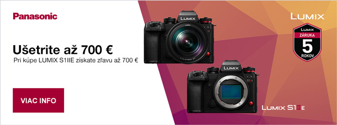 Panasonic S1IIE so zavou 700 