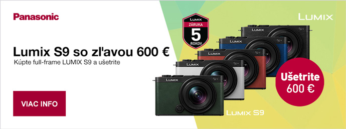 Panasonic S9 so zavou 600 