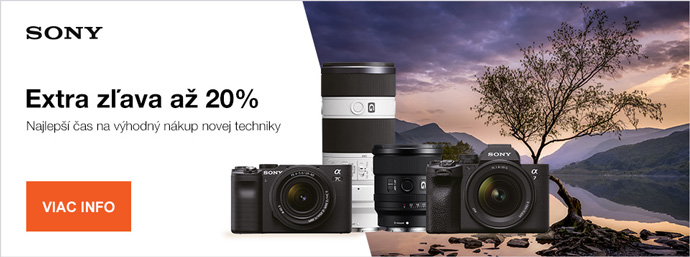 Sony Extra zava a 20%