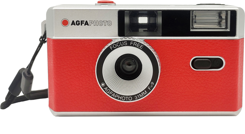 AgfaPhoto kinofilmový fotoaparát, červený