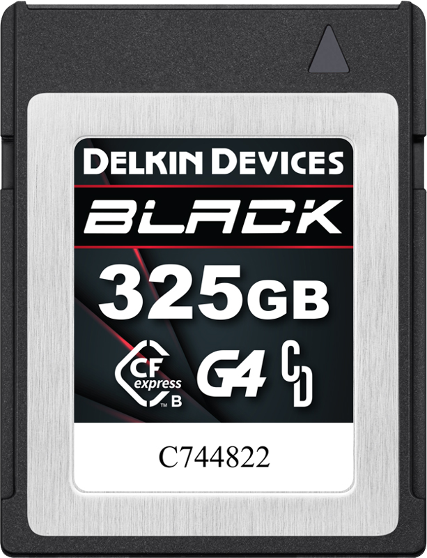 E-shop Delkin CFexpress Typ B BLACK R1800/W1450 (G4) 325GB