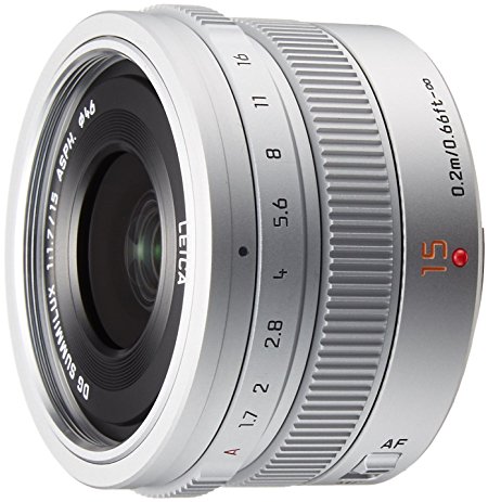 Panasonic Leica DG SUMMILUX 15mm f/1.7 ASPH, Strieborný