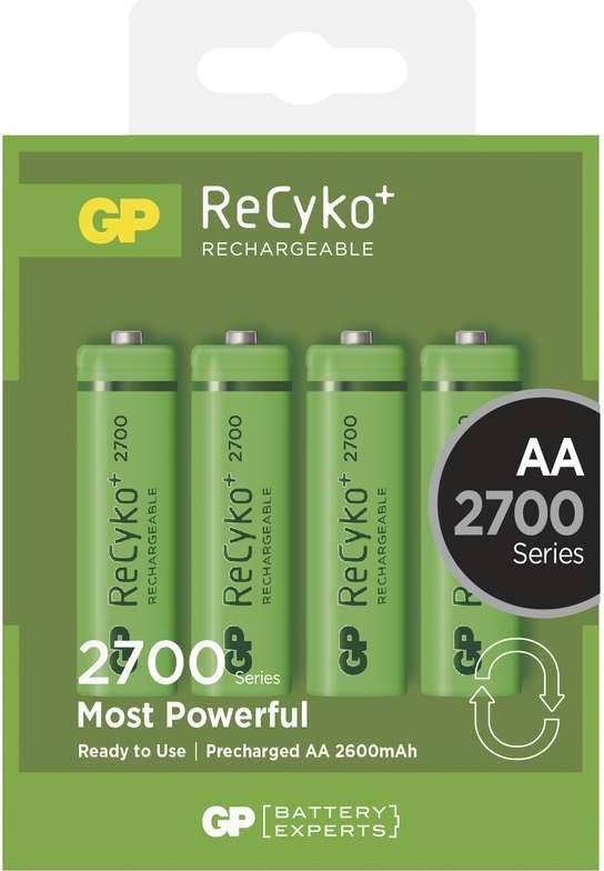GP Recyko+ 2700mAh 4pack batéria
