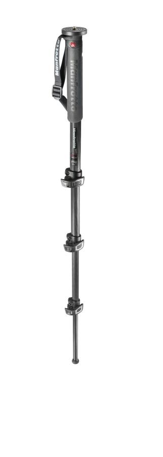 Manfrotto XPRO 4-Section photo monopod, carbon