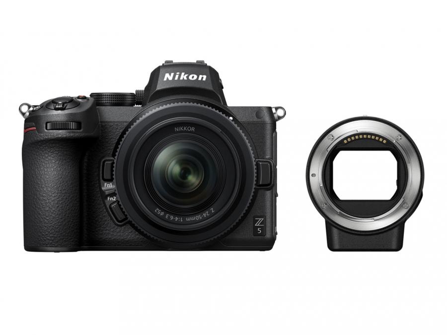 Nikon Z5 + Nikkor Z 24-50mm f/4-6,3 + FTZ II adapter kit