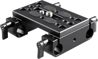 SmallRig 1775 Mounting Plate w/ 15mm Rod Clamps