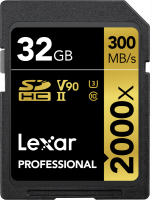 Lexar Professional 32GB 2000X SDXC RDR UII 300MB/s