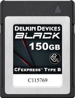 Delkin CFexpress Typ B BLACK R1725/W1530 150GB 