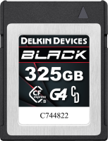 Delkin CFexpress Typ B BLACK R1800/W1450 (G4) 325GB