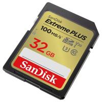 SanDisk SDHC Extreme PLUS 32GB Class 10, UHS-I U3 V30, R: 100 MB/s, W: 60 MB/s