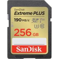 SanDisk SDHC Extreme PLUS 256GB Class 10, UHS-I U3 V30, R: 190 MB/s, W: 130 MB/s