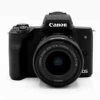Canon EOS M50 + EF-M 15-45mm f/3.5-6.3 IS STM, Čierny, Použitý tovar