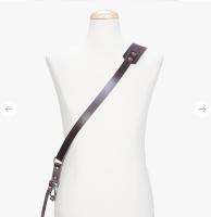 Bronkey Berlin 602 - Brown sling leather camera strap large