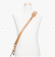 Bronkey Berlin 603 - Tanned sling leather camera strap small