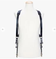 Bronkey Berlin 701 - Black dual leather camera strap small