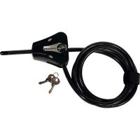 Bushnell Cable Lock, Black, Adjustable, Clam