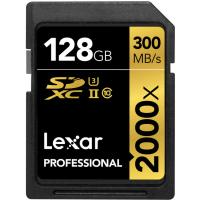 Lexar Professional 128GB 2000X SDXC RDR UII 300MB/s