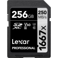 Lexar Professional 256GB 1667X SDHC/SDXC UHS-II 250 MB/s