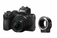 Nikon Z50 + Nikkor Z DX 16-50 mm f/3,5-6,3 VR + FTZ adaptér