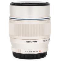 Olympus M. Zuiko Digital ED 75mm f/1.8 MSC, Strieborn�, Pou�it� tovar
