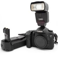 Canon EOS 7D + Aputure BP-E7 grip + Speedlite 430EX XII, SET, Pou�it� tovar