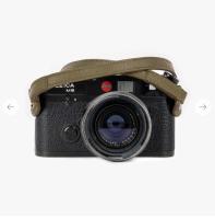 Bronkey Roma 103 - Green Olive Leather camera strap
 120cm