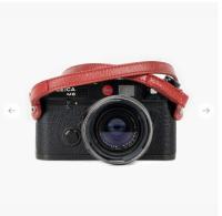 Bronkey Roma 103 - Red Leather camera strap (Limited Ed.) 95cm
