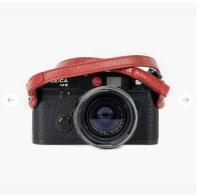 Bronkey Roma 103 - Red Leather camera strap (Limited Ed.) 95cm