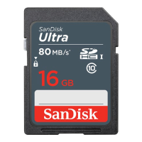 SanDisk SDHC Ultra 16GB Class 10, UHS-I U1 80MB/s