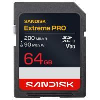 SanDisk SDXC Extreme PRO UHS-I V30 64GB R200 MB/s / W90MB/s