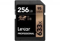Lexar Professional 256GB 633X SDHC/SDXC UHS-I U1/U3 95MB/s