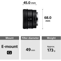 Sony FE 40 mm F2,5 G parametre 1