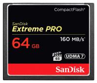SanDisk CF Extreme PRO 64GB (VPG 65, UDMA 7) - R: 160 MB/s, W: 150 MB/s