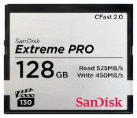 SanDisk CFast 2.0 Extreme PRO 128GB (VPG 130) - R: 525 MB/s, W: 450 MB/s