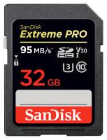 SanDisk SDHC Extreme PRO 32GB Class 10, UHS-I U3 V30 - R: 95MB/s, W: 90MB/s