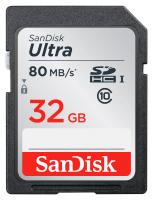 SanDisk SDHC Ultra 32GB Class 10, UHS-I U1 - R: 100MB/s