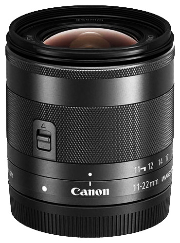 Canon EF-M 11-22mm f/4-5.6 IS STM, Čierny